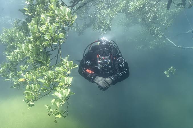 Water sports equipment ready for a coastal activity